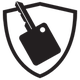 GMC Protection Gap Coverage Logo with a Car Key Icon - Lasseter Motor Company GMC in Moultrie GA